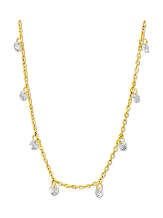 Goldjewels Chain Neck made of Steel Gold-plated Length 50cm