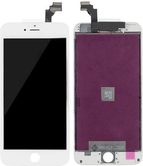 Οθόνη με Μηχανισμό Αφής για iPhone 6. (Λευκό)