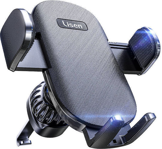Lisen Car Mobile Mount with Adjustable Hooks Black
