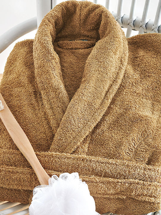 SB Home Collar Bathrobe Beige