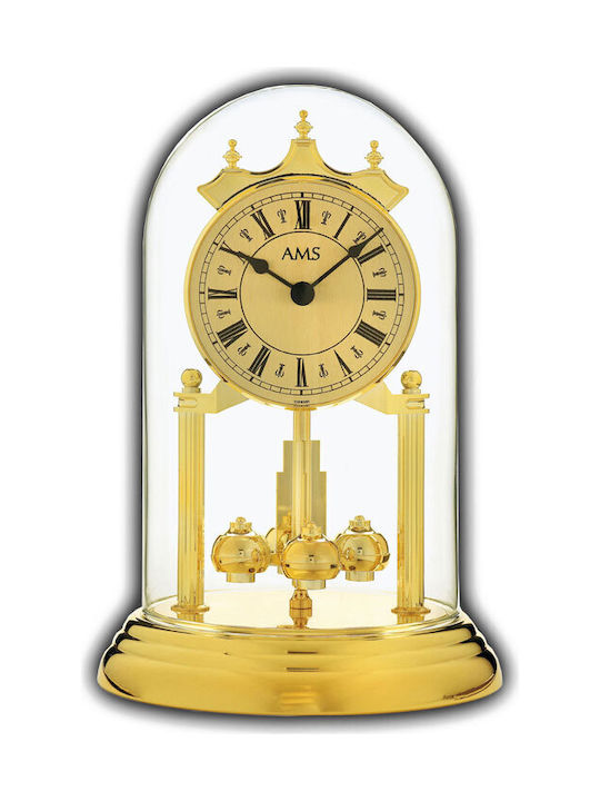 AMS Ams 1203 Tabletop Clock Gold