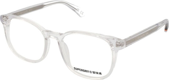Superdry Transparent Acetate Prescription Eyeglass Frame SDO 3012 113