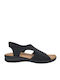 Women's Flat Sandals in Black Color