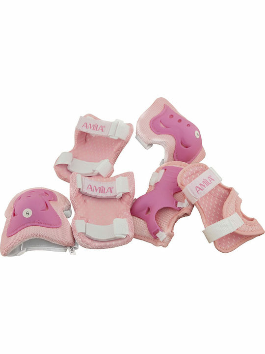 Amila Adults Protective Gear Set Pink 49043