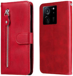 Zipper Wallet Red (Xiaomi 13T)