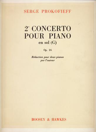 Boosey & Hawkes Serge Prokofieff - 2e Concerto Pour Piano En Sol (g) Op. 16 за Пиано