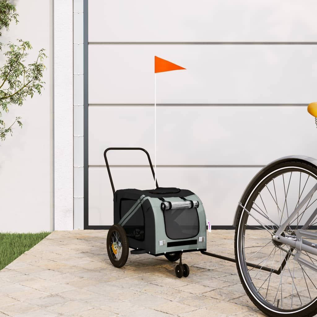 Vidaxl dog bike trailer discount