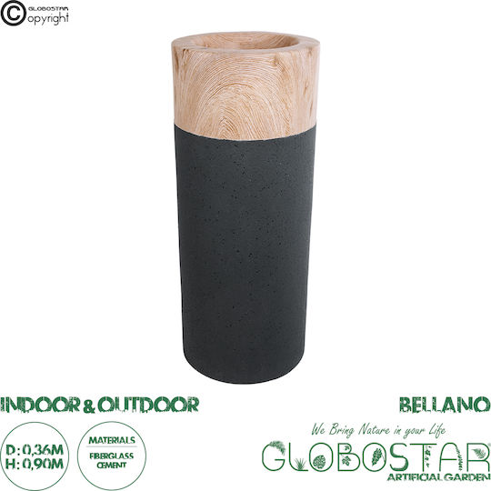 GloboStar Bellano Ghiveci Poliester Maro GloboStar Bellano Ghiveci Poliester Maro