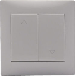 Redled Recessed Wall Switch Rolling Shutters Tw...