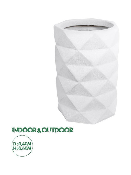 GloboStar Varenna Pot White 40x40x60cm