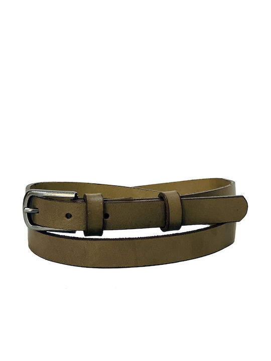 Breite Leder Damen Gürtel Cigar