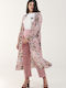 Long Women's Kimono Pink