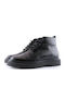 521 Leather Black Men's Boots