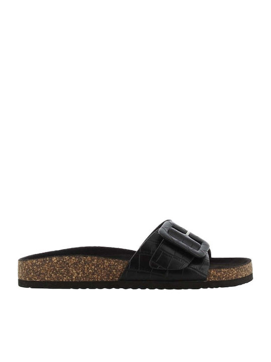 Women's Flat Sandals Anatomic in Black Color