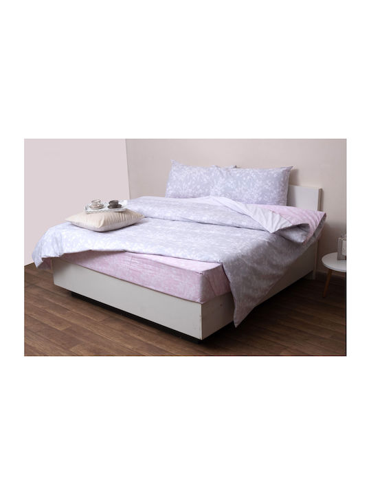 Viopros Σετ Πάπλωμα Ημίδιπλο 180x240εκ. Fresh Αλίκη Αλίκη Cotton Viopros 2τμχ
