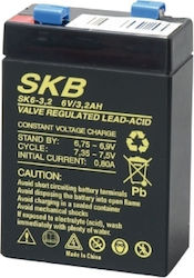 SKB 6V-3.2AH Батерия UPS 6V 3.2Ah SKB 6V-3.2AH Батерия UPS 6V 3.2Ah