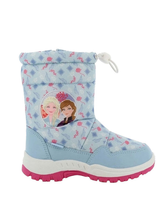 Disney Kids Boots with Zipper Light Blue