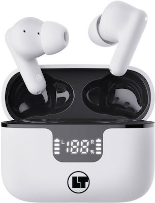 Lamtech LAM113041 In-ear Bluetooth Handsfree Headphone with Charging Case White