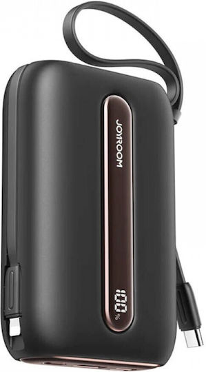 Joyroom Colorful Series JR-L012 Power Bank 10000 mAh 22,5 W mit USB-A-Anschluss und 2 USB-C-Anschlüssen Power Delivery / PPS Schwarz