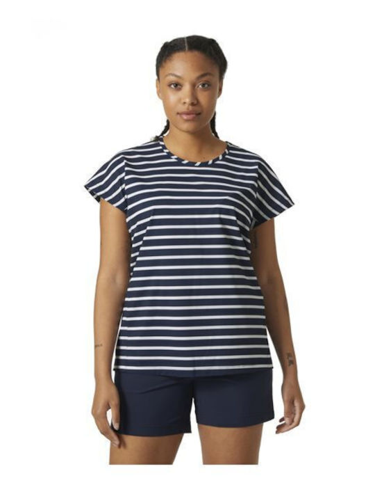 Helly Hansen Damen Sportlich T-shirt Marineblau