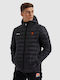 Ellesse Lombardy Herren Winter Jacke Puffer Anthracite