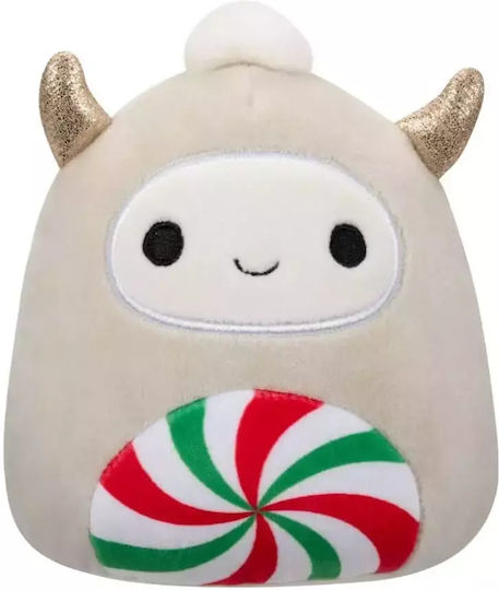 Jazwares Plush Squishmallows Christmas Nissa the Yeti with Peppermint Tummy for 3+ Years 19 cm