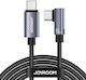 Joyroom Unghi (90°) / Împletit USB 2.0 Cablu USB-C bărbătesc - USB-C de sex masculin 100W Negru 1.2m (053698)