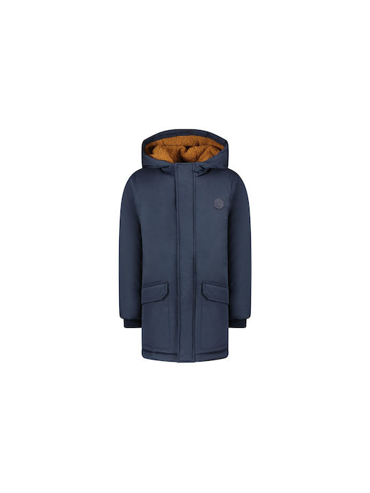 B.Nosy Kids Parka with Lining & Hood Blue.