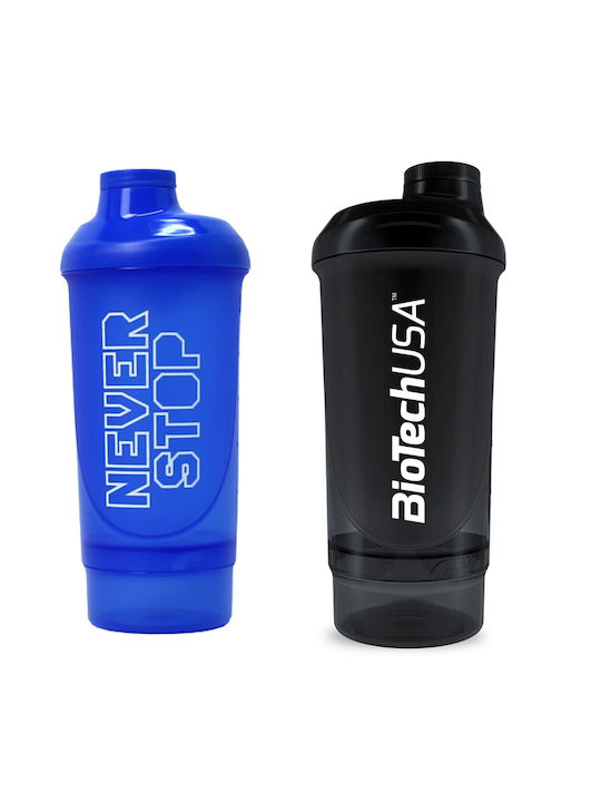 Biotech USA Shaker Πρωτεΐνης 500ml Πλαστικό Μπλε