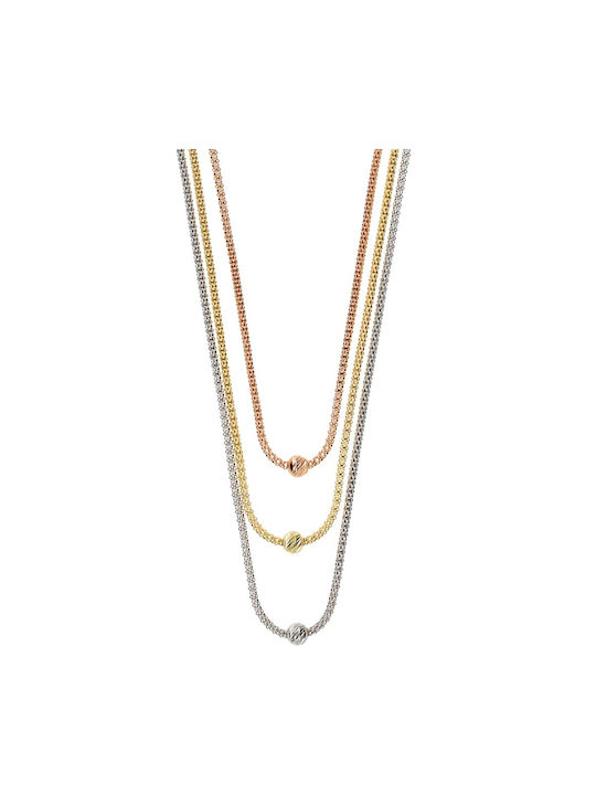 Breeze Necklace from Gold Plated Silver