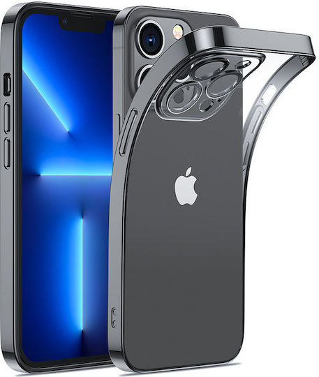 Joyroom 14q Back Cover Πλαστικό Σετ με Τζαμάκι Μαύρο (iPhone 14)