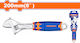 Wadfow French Wrench with Adjustable Opening 30mm and Anti-Slip Handle 203.2mm