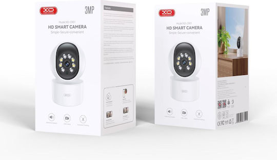 XO CR01 IP Камера за наблюдение Full HD+ 3MP с Високоговорител