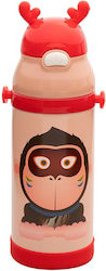 Estia Animals Θερμός 350ml Gorilla Red
