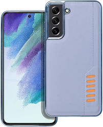 Forcell Milano Umschlag Rückseite Blau (Galaxy S21 FE 5G)