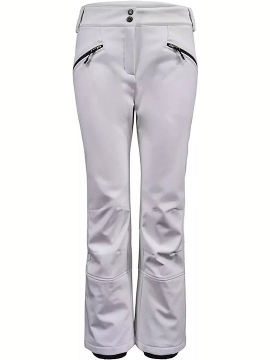 Killtec 36410-100 Women's Trousers for Ski & Snowboard Soft Shell White