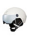 Cairn Orbit Visor Ανδρικό Κράνος για Σκι & Snowboard σε Λευκό Χρώμα
