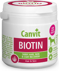 Canvit Biotin Ασβέστιο Σκύλου σε Δισκία 25gr για Δέρμα & Τρίχωμα
