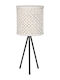 Fylliana Planter Metal Beige with Stand 20x20x48cm.