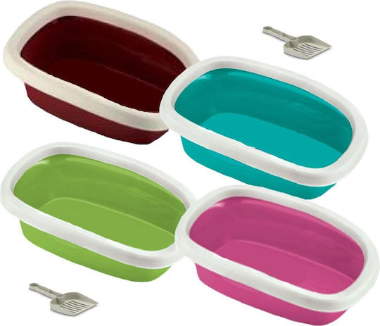 Stefanplast Λεκάνη Γάτας Πράσινη Μ58 x Π39 x Υ17cm