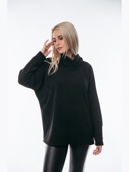 Boutique Women's Long Sleeve Sweater Black