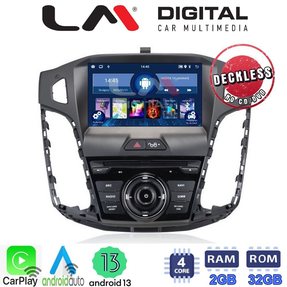 LM Digital Ηχοσύστημα Αυτοκινήτου για Ford Focus 20122014 (Bluetooth