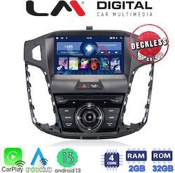 LM Digital Car-Audiosystem für Ford Schwerpunkt 2012-2014 (Bluetooth/USB/WiFi/GPS/Apple-Carplay/Android-Auto) mit Touchscreen 8"