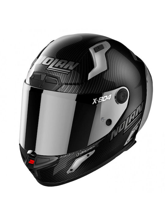 Nolan X-804 RS Ultra Carbon Silver Edition 3 Mo...