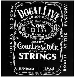 Dogal Live Einstellen Akustikgitarrensaiten Phosphor-Bronze 10-47
