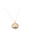 Gatsa Necklace from Rose Gold 14K with Zircon