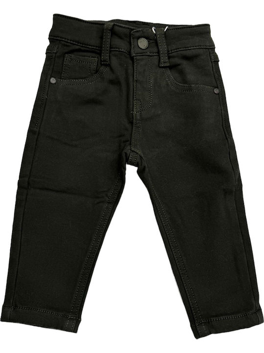 Kinder Schlaghose Stoff HAKI
