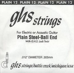 GHS Strings Ghs Μονή Χορδή Nickel Plated Steel GHS Strings Ghs Μονή Χορδή Nickel Plated Steel