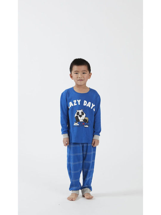 Crazy Farm Kinder-Pyjama Blau