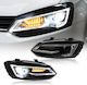 Vland Front Lights Led for Volkswagen Polo 09-17 2pcs